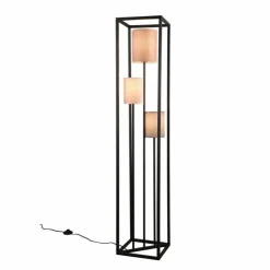 Luminaires Trio Lampadaires Et Lampes Sur Pied|Lampadaire Trio Ross Noir, 3 lumières