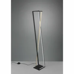 Luminaires Trio Éclairage Led|Lampadaire Trio-Leuchten Edge LED Noir, 1 lumière