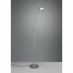 Luminaires Trio Lampadaires Et Lampes Sur Pied|Lampadaire Trio-Leuchten Monza LED Nickel mat, 1 lumière