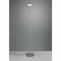 Luminaires Trio Lampadaires Et Lampes Sur Pied|Lampadaire Trio-Leuchten Monza LED Nickel mat, 1 lumière