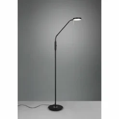 Luminaires Trio Éclairage Led|Lampadaire Trio-Leuchten Monza LED Noir, 1 lumière