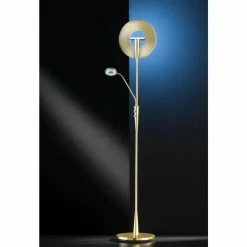 Luminaires Trio Éclairage Led|Lampadaire Trio-Leuchten Quebec LED Laiton, 2 lumières