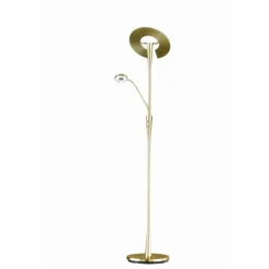 Luminaires Trio Éclairage Led|Lampadaire Trio-Leuchten Quebec LED Laiton, 2 lumières