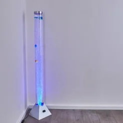 hofstein Éclairage Led|Lampadaire Wanas LED Titane, 1 lumière, Changeur de couleurs