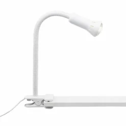 Luminaires Brilliant Lampes À Poser|Lampe à clip Brilliant Flex Blanc, 1 lumière