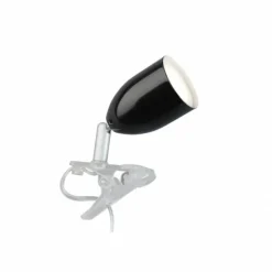 Luminaires Brilliant Lampes À Poser|Lampe à clip Brilliant Leo Noir, 1 lumière