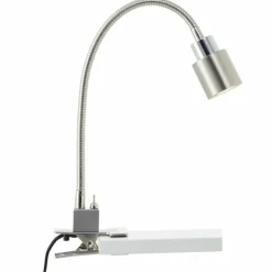 Luminaires Brilliant Éclairage Led|lampe â clipper Brilliant Andres LED Argenté, 1 lumière