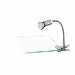 Luminaires Eglo Éclairage Led|lampe â clipper Eglo LITOS LED Nickel mat, 1 lumière