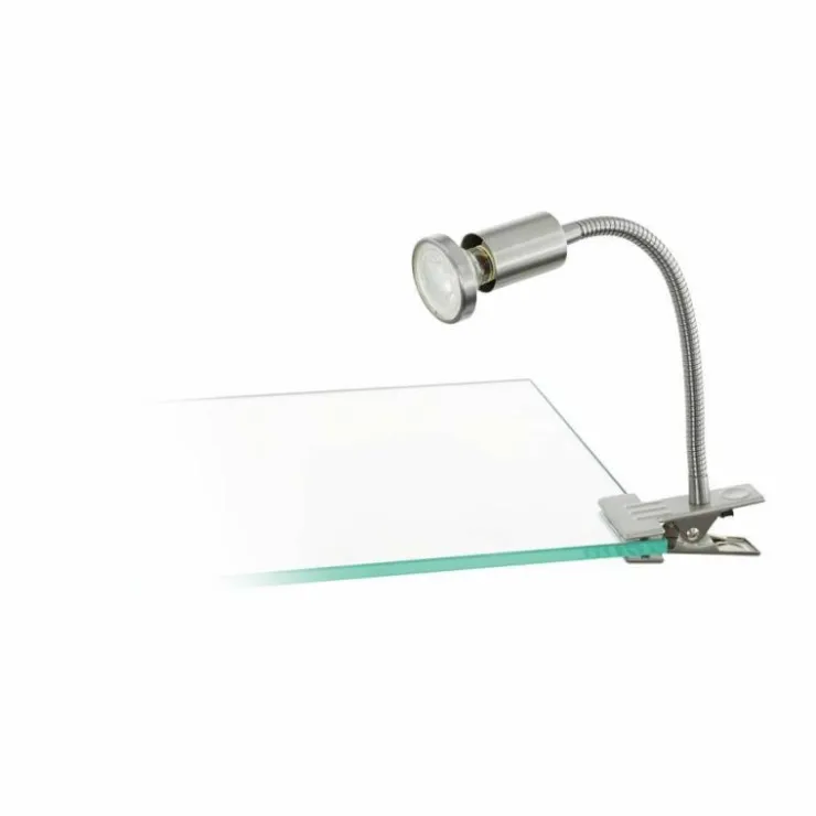 Luminaires Eglo Éclairage Led|lampe â clipper Eglo LITOS LED Nickel mat, 1 lumière