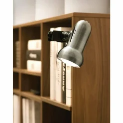 Luminaires Eglo Lampes À Poser|lampe â clipper Eglo MANHATTEN Nickel mat, Noir, 1 lumière