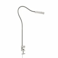 Luminaires Fischer & Honsel Éclairage Led|lampe â clipper Fischer & Honsel Raik LED Nickel mat, 1 lumière, Détecteur de mouvement