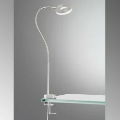 Luminaires Fischer & Honsel Éclairage Led|lampe â clipper Fischer & Honsel Jax LED Nickel mat, 1 lumière