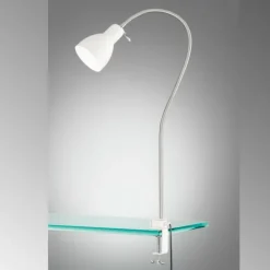 Luminaires Fischer & Honsel Lampes À Poser|lampe â clipper Fischer-Honsel Lolland Crème, 1 lumière