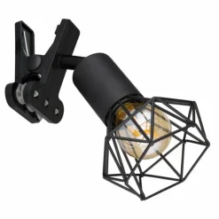 Luminaires Globo Lighting Lampes À Poser|lampe â clipper Globo XARA Noir, 1 lumière
