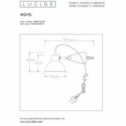 Luminaires Lucide Lampes À Poser|lampe â clipper Lucide MOYS Noir, 1 lumière