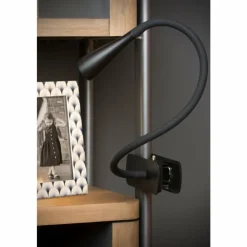 Luminaires Lucide Éclairage Led|lampe â clipper Lucide ZOZY LED Noir, 1 lumière