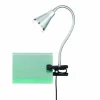 Luminaires Reality Lampes À Poser|Lampe à clipper Reality ARRAS LED Titane, 1 lumière