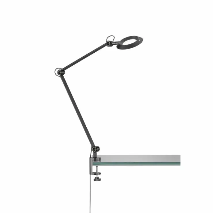 SCHÖNER WOHNEN-Kollektion Lampes À Poser|lampe â clipper SCHÖNER-WOHNEN-Kollektion Office LED Noir, 1 lumière
