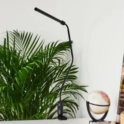 hofstein Lampes À Poser|lampe â clipper Winnipeg LED Noir, 1 lumière