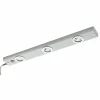 Luminaires Eglo Éclairage Led|Lampe à encastrer Eglo KOB LED Nickel mat, 3 lumières