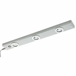 Luminaires Eglo Éclairage Led|Lampe à encastrer Eglo KOB LED Nickel mat, 3 lumières