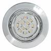 Luminaires Eglo Luminaires Encastrés|Lampe à encastrer Eglo PENETO Chrome, 1 lumière