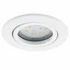 Luminaires Eglo Luminaires Encastrés|Lampe à encastrer Eglo TEDO Blanc, 3 lumières