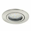 Luminaires Eglo Luminaires Encastrés|Lampe à encastrer Eglo TEDO Nickel mat, 1 lumière