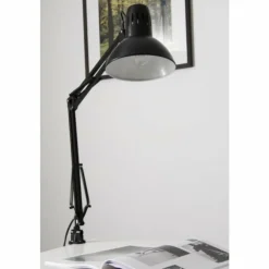 Luminaires Brilliant Lampes À Poser|Lampe à pince Brilliant Hobby Noir, 1 lumière