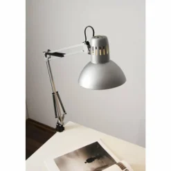 Luminaires Brilliant Lampes À Poser|Lampe à pince Brilliant Hobby Acier inoxydable, Titane, 1 lumière