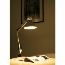 Luminaires Brilliant Lampes À Poser|Lampe à pince Brilliant Hobby Blanc, 1 lumière