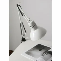 Luminaires Brilliant Lampes À Poser|Lampe à pince Brilliant Hobby Blanc, 1 lumière