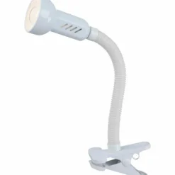 Luminaires Globo Lighting Lampes À Poser|Lampe à pince Globo PRACTICA Blanc, 1 lumière