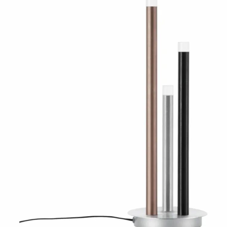 Luminaires Brilliant Éclairage Led|Lampe à poser Brilliant Living Cembalo LED Aluminium, 3 lumières