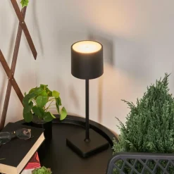 Lampe à poser Cajas LED Noir, 1 lumière