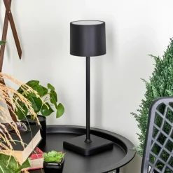 Lampe à poser Cajas LED Noir, 1 lumière