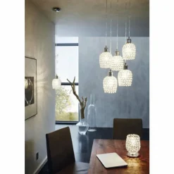 Luminaires Eglo Lampes À Poser|Lampe à poser Eglo BONARES 1 Chrome, 1 lumière
