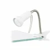 Luminaires Eglo Lampes À Poser|Lampe à poser Eglo FABIO Blanc, 1 lumière