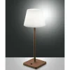 Lampe à poser Fabas Luce Adam LED Rouille, 1 lumière