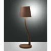 Lampe à poser Fabas Luce Judy LED Rouille, 1 lumière