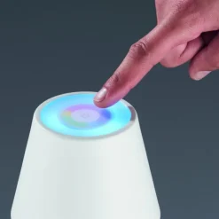 Lampe à poser FHL easy Cosenza LED Blanc, 1 lumière, Changeur de couleurs