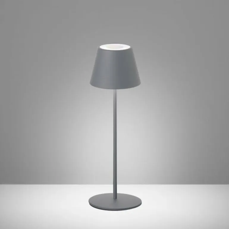 Lampe à poser FHL easy Cosenza LED Gris, 1 lumière, Changeur de couleurs