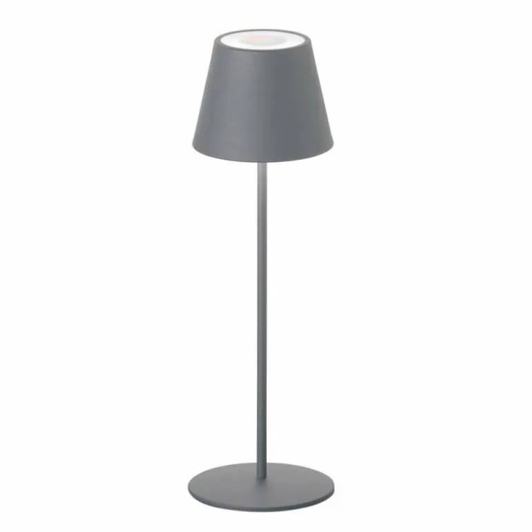 Lampe à poser FHL easy Cosenza LED Gris, 1 lumière, Changeur de couleurs