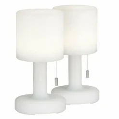 Lampe à poser FHL easy Termoli LED Blanc, 1 lumière, Télécommandes, Changeur de couleurs