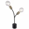 Luminaires Globo Lighting Lampes À Poser|Lampe à poser Globo HEBUL Noir, 2 lumières