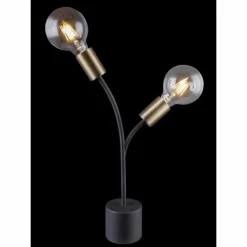 Luminaires Globo Lighting Lampes À Poser|Lampe à poser Globo HEBUL Noir, 2 lumières