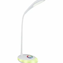 Luminaires Globo Lighting Éclairage Led|Lampe à poser Globo MINEA LED Blanc, 1 lumière, Changeur de couleurs