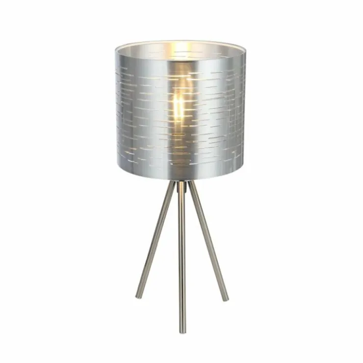 Luminaires Globo Lighting Lampes À Poser|Lampe à poser Globo MURCIA Nickel mat, 1 lumière