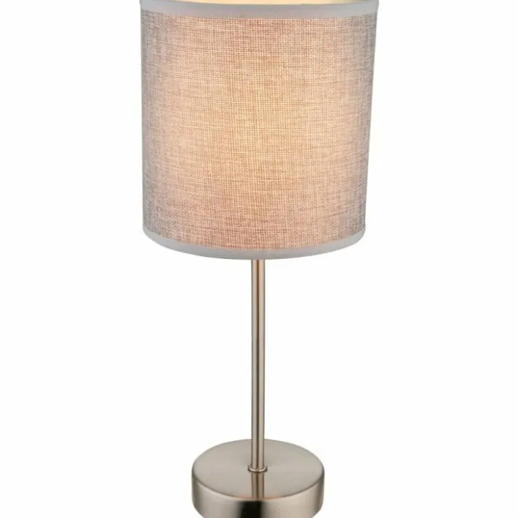Luminaires Globo Lighting Lampes À Poser|Lampe à poser Globo Nickel mat, 1 lumière