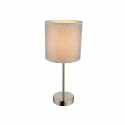 Luminaires Globo Lighting Lampes À Poser|Lampe à poser Globo Nickel mat, 1 lumière